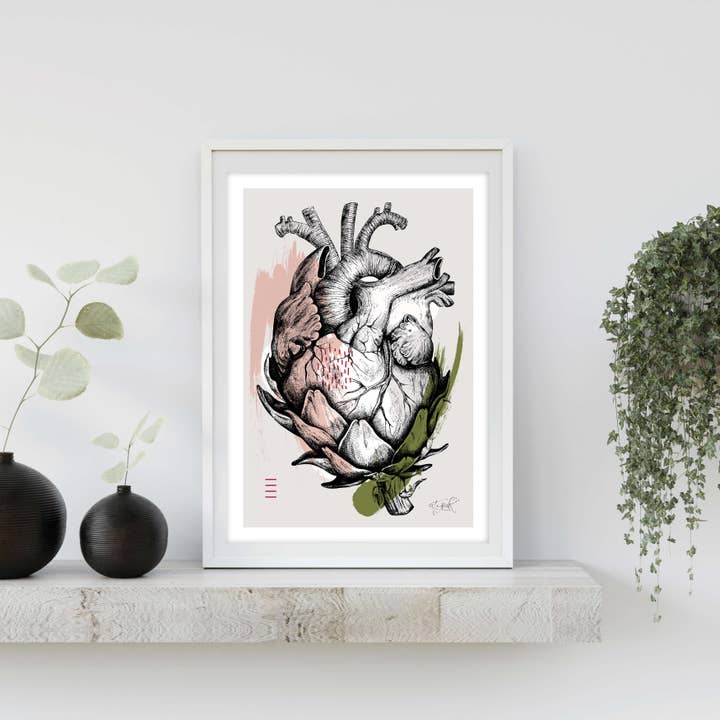 Atypik' Concept - Wholesale Art Print - A4 Color Illustration – ARTICHOKE HEART
