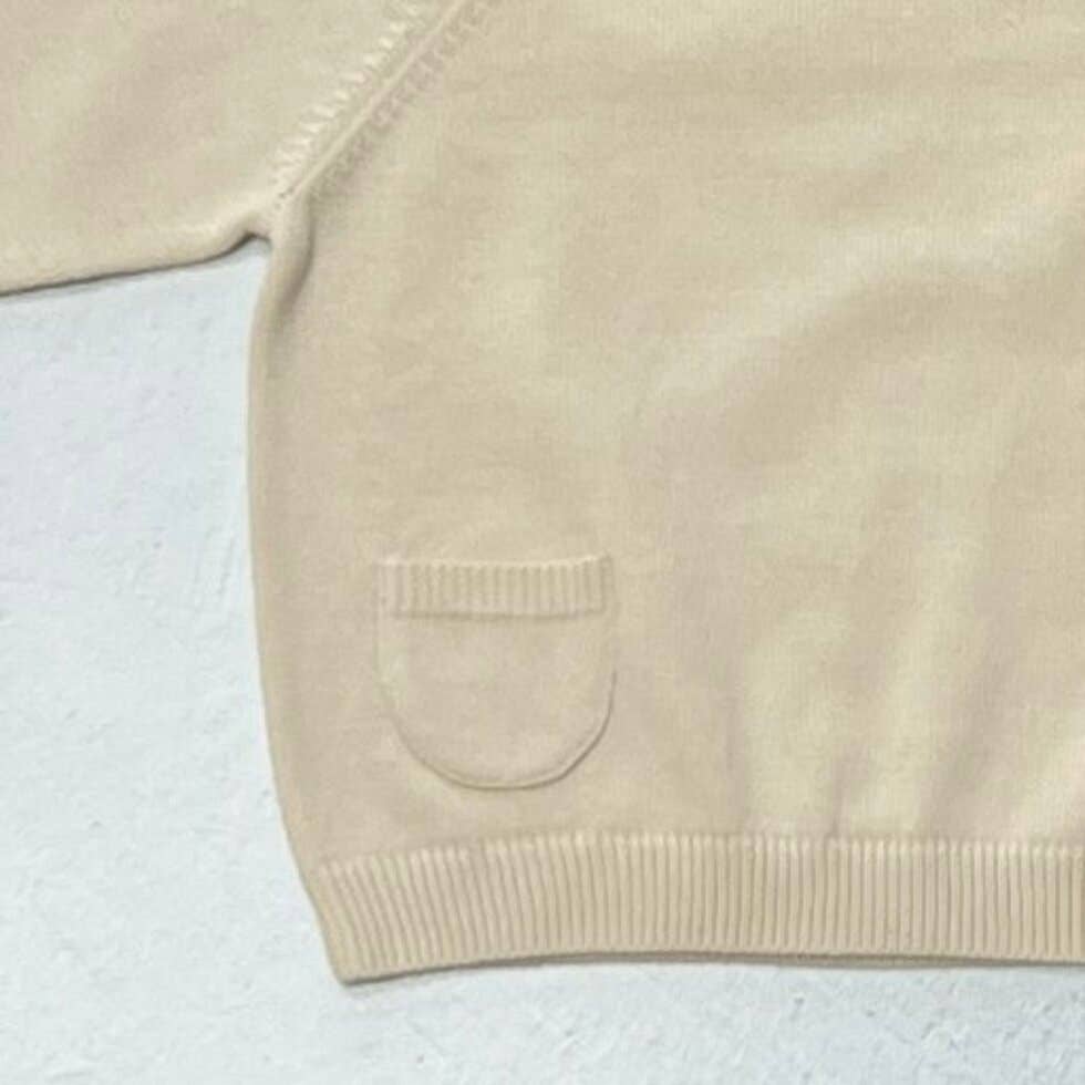 Viverano Organics – Engroshandel Sweater - Baby – Milan Strik Raglan Sideknap Baby Pullover (Økologisk)3