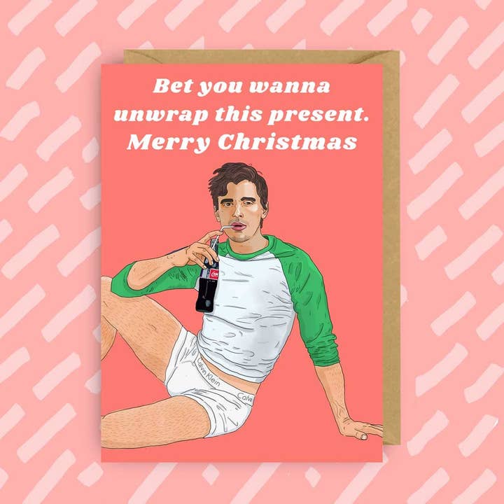 Queer Eye Sexy Antoni Card | Christmas Card | Gay for wholesale by The Queer Store