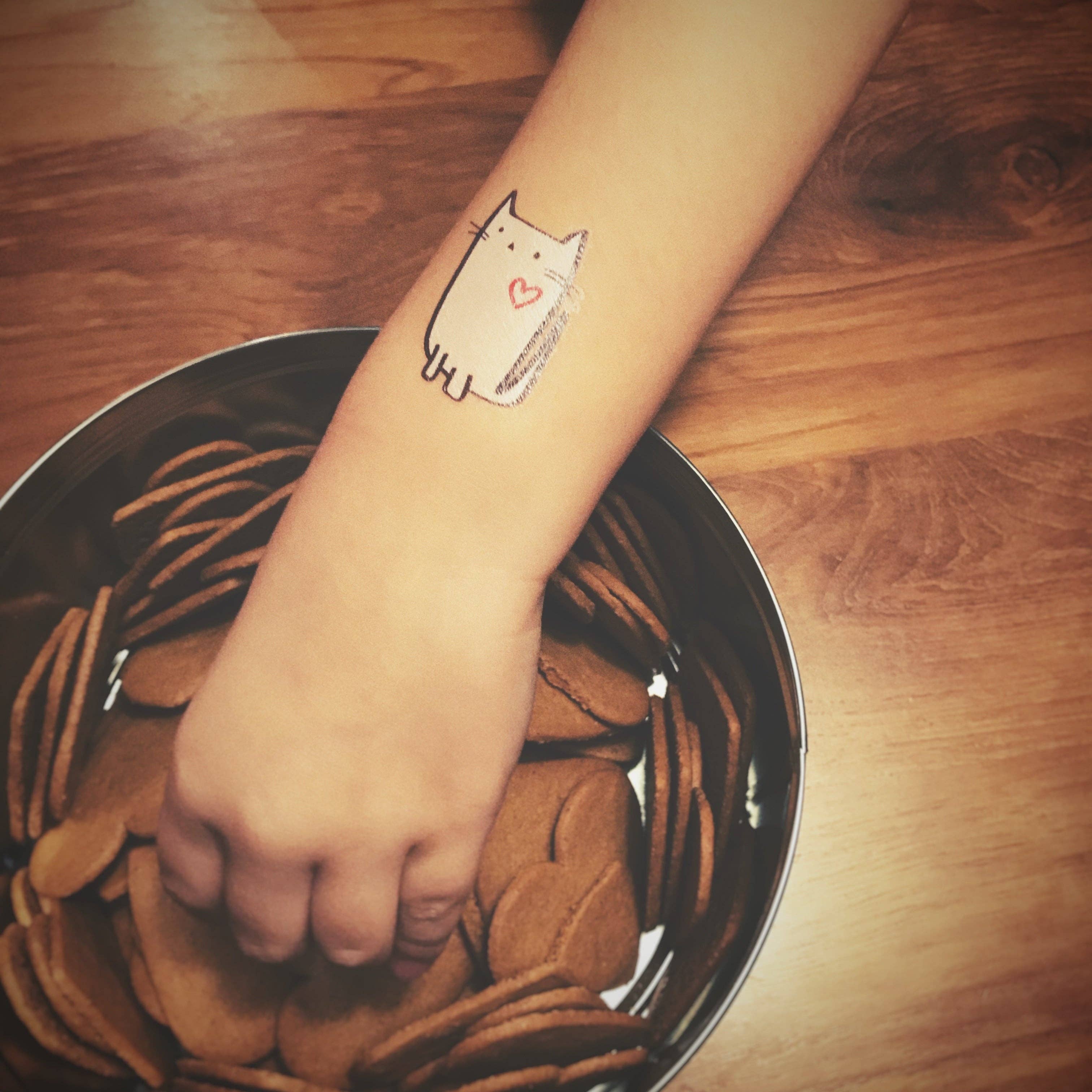 Les Tatoués - Wholesale Temporary Tattoo - Kids - The Little Cat - Temporary Tattoos2