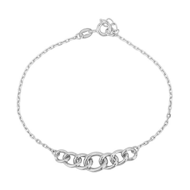Classic Chain Link Bracelet in 925 Sterling Silver
for wholesale by Amaaya Jewelry