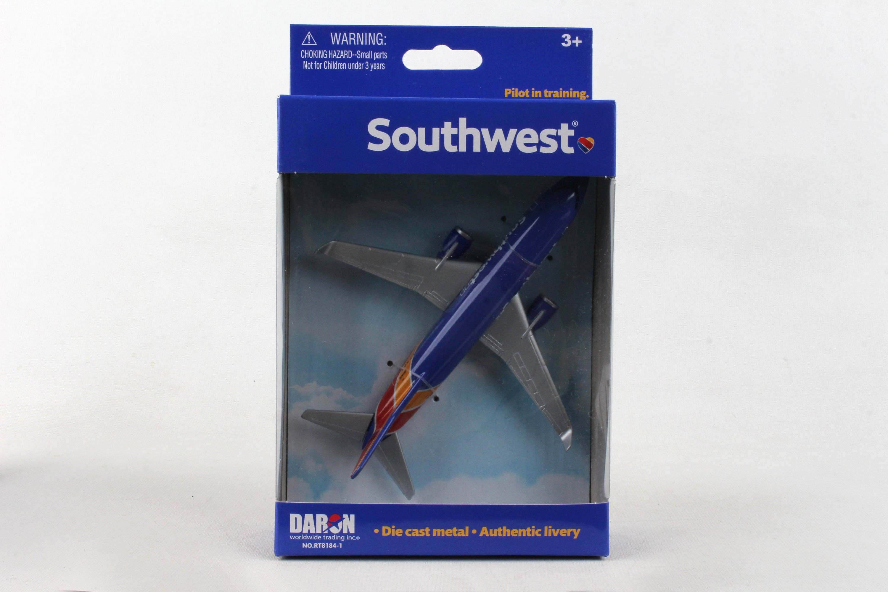 Daron Worldwide Trading - Vente Avion miniature – enfant - Avion unique RT8184-1 Southwest Airlines de Daron Toys7