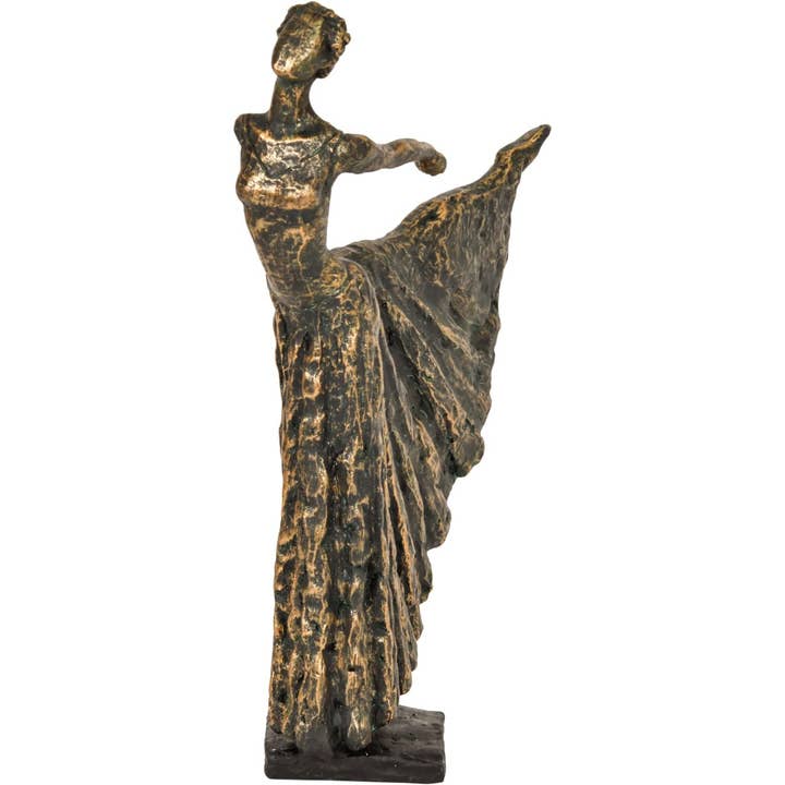 The Libra Company – Escultura por atacado – Ressina Bronze Permanente Lady Dancer1
