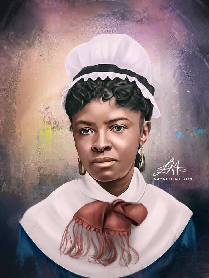 Mary Eliza Mahoney for wholesale by Wayne Flint Digital Portraits