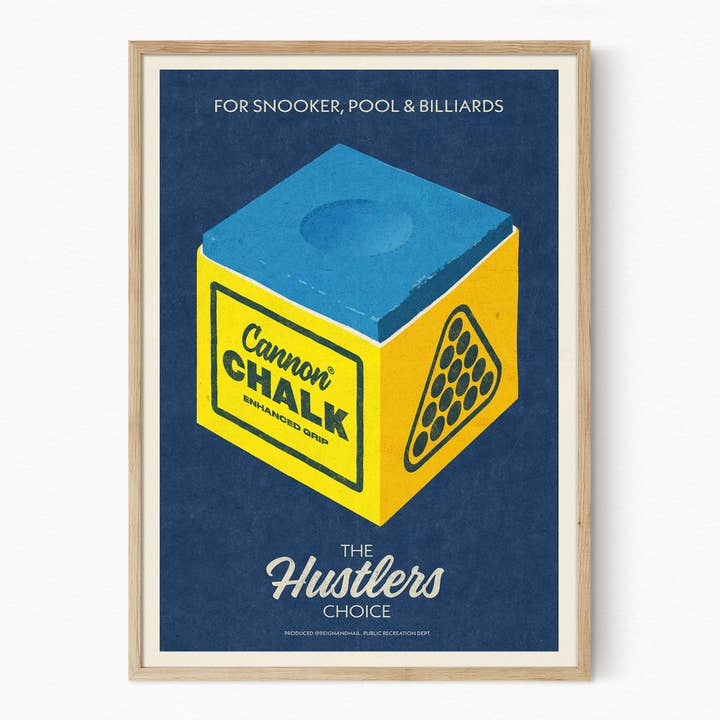 Pool Chalk - Graphic Art Print for wholesale by Reign&Hail