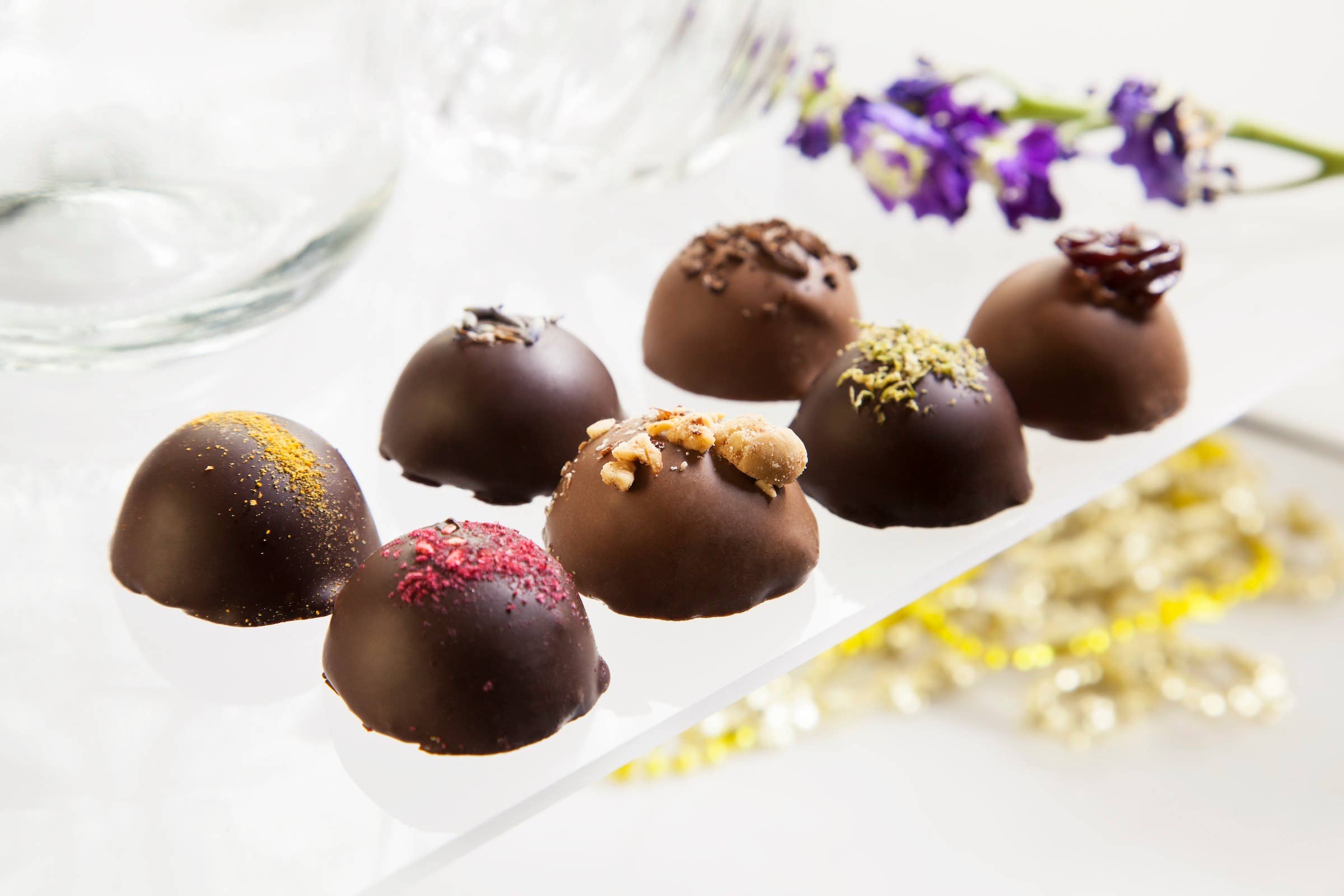 Posh Chocolat - Vente Boîtes de chocolats - Collection de truffes au chocolat au lait2