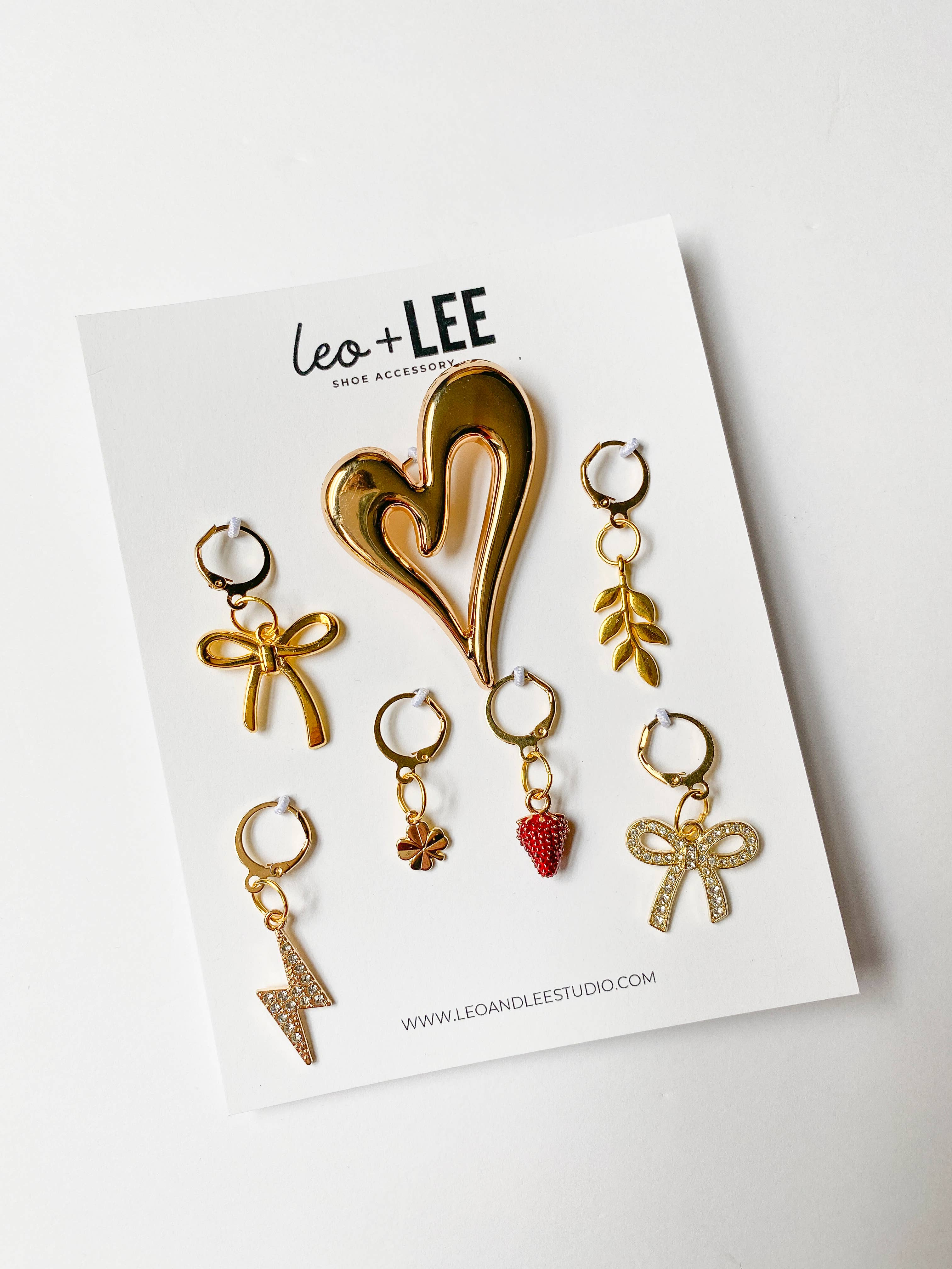 Leo & Lee Studio – Acessórios de calçado por atacado – Pack de Charms para Sapatos | Acessórios para Sapatos por Leo + Lee Studio0
