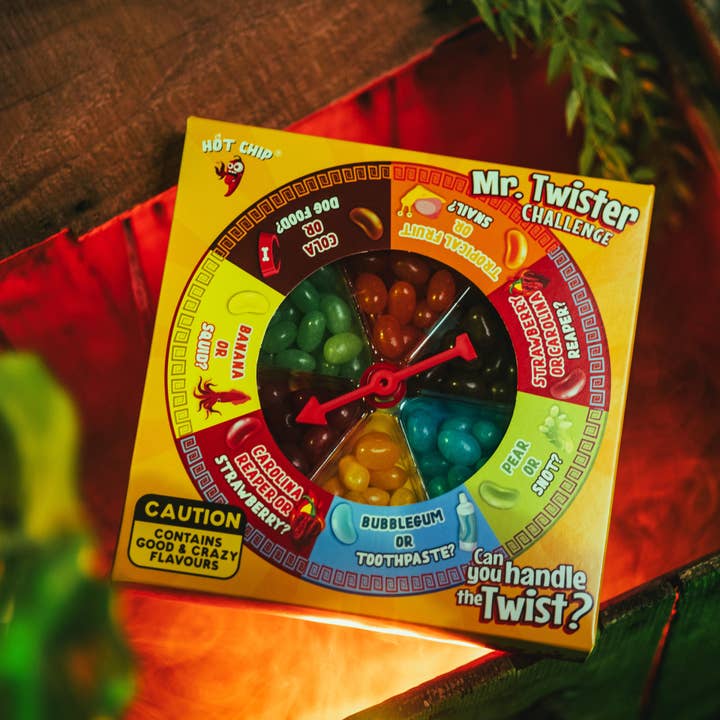 HOT-CHIP - Wholesale Gummy - Mr. Twister Jelly Beans Challenge 120g