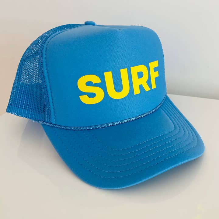 Rad Hat Society – Großhandel Trucker-Cap – Damen – SURF (Neue Schrift in Gelb) 2