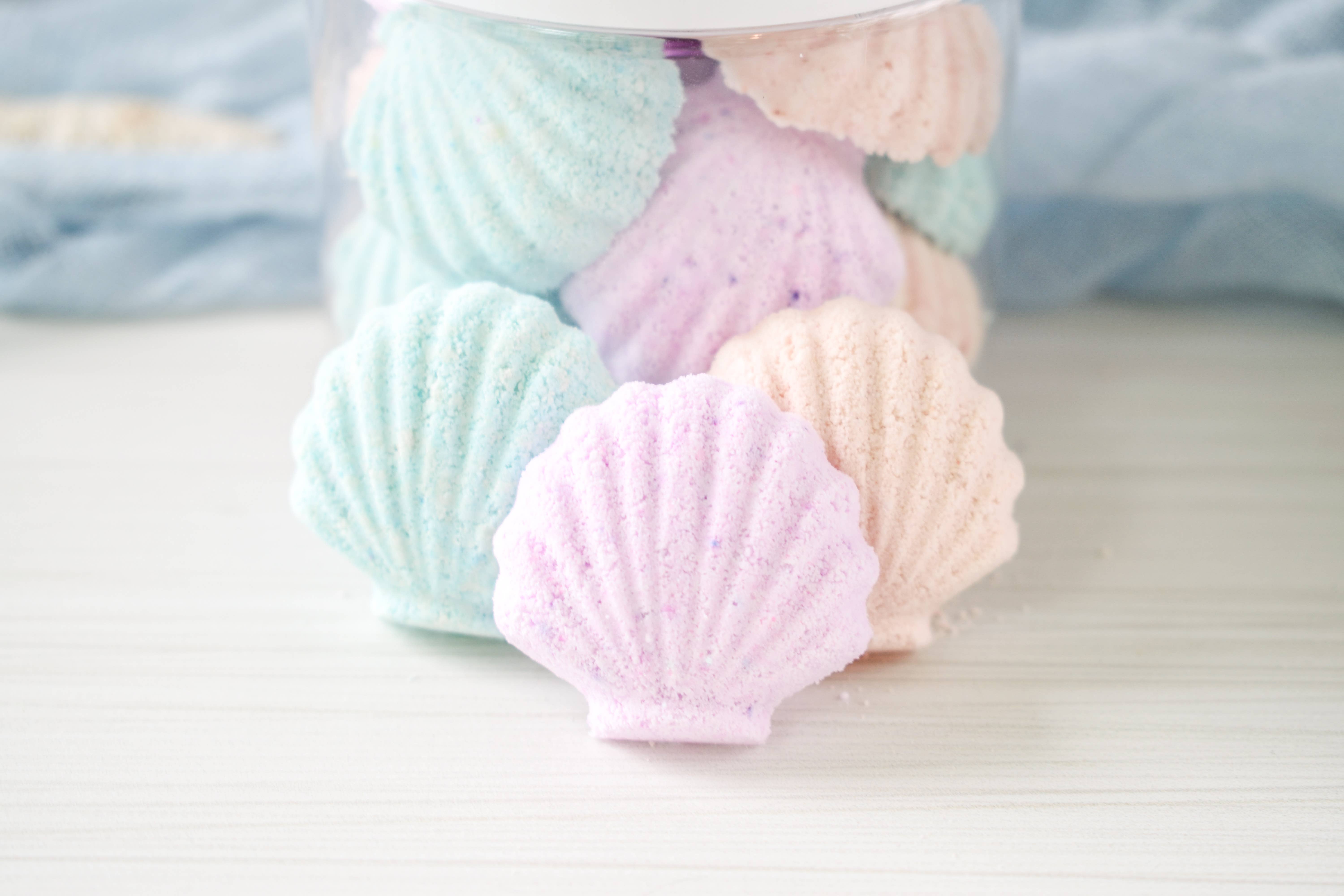 Lotus and the Wolf - Wholesale Bath Bomb/Fizz - Seashell Bath Bomb - Bath Tablets1