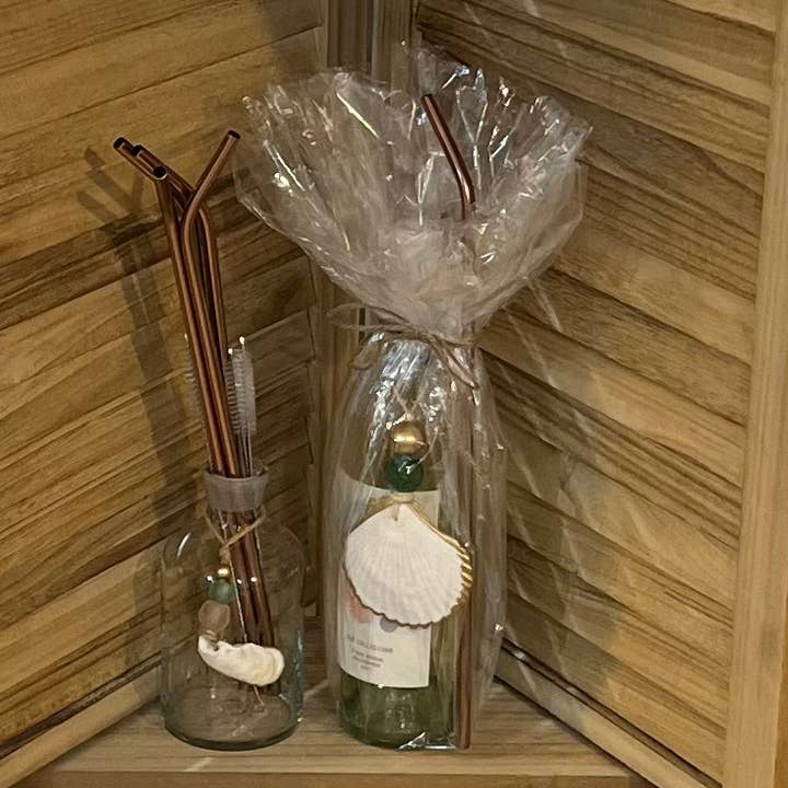 The Gilded Shell - Venta al por mayor Adornos - Adorno navideño costero de vieira dorada4