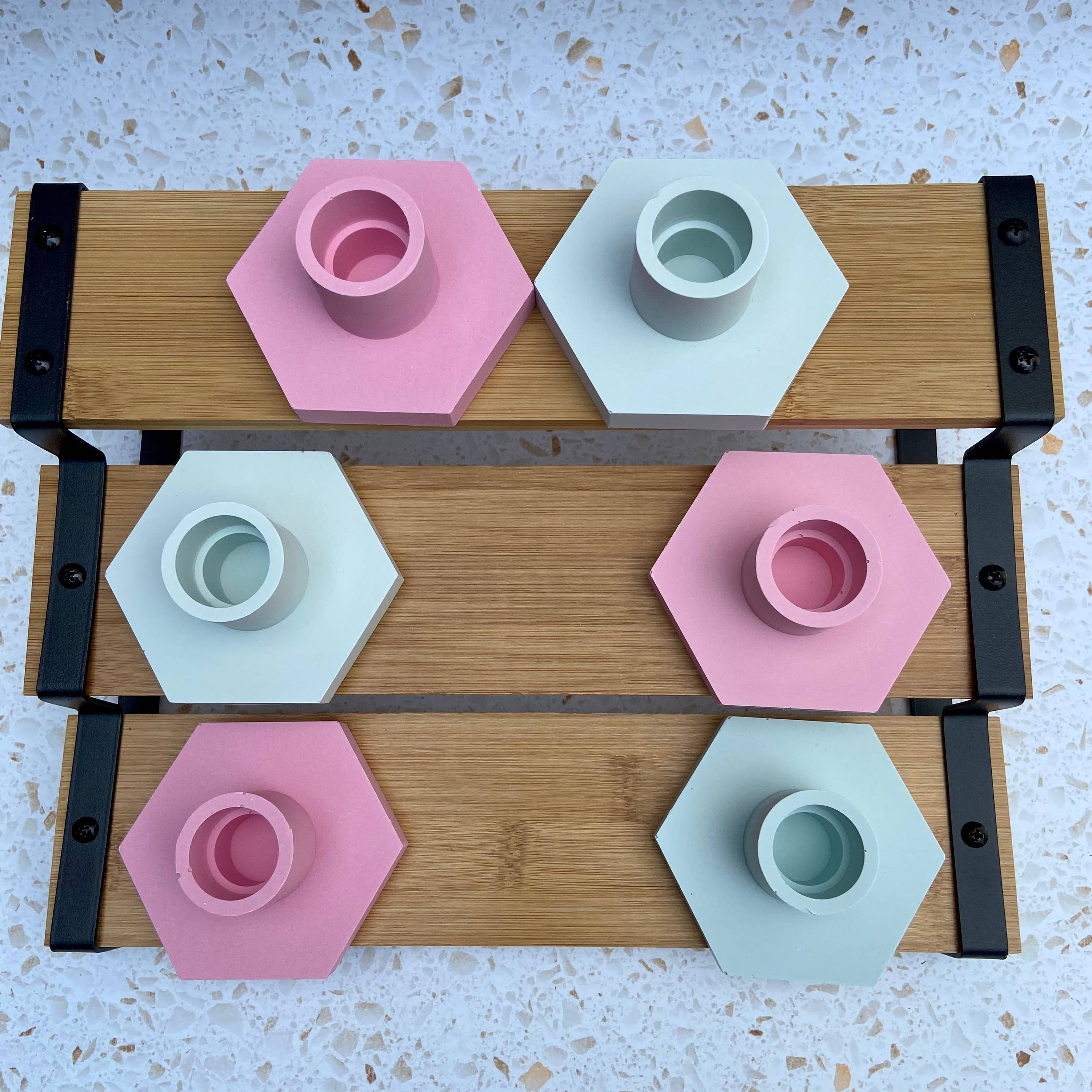 AlphaGrayArt - Wholesale Candle Holder - Pastel Candle Stick Holder0