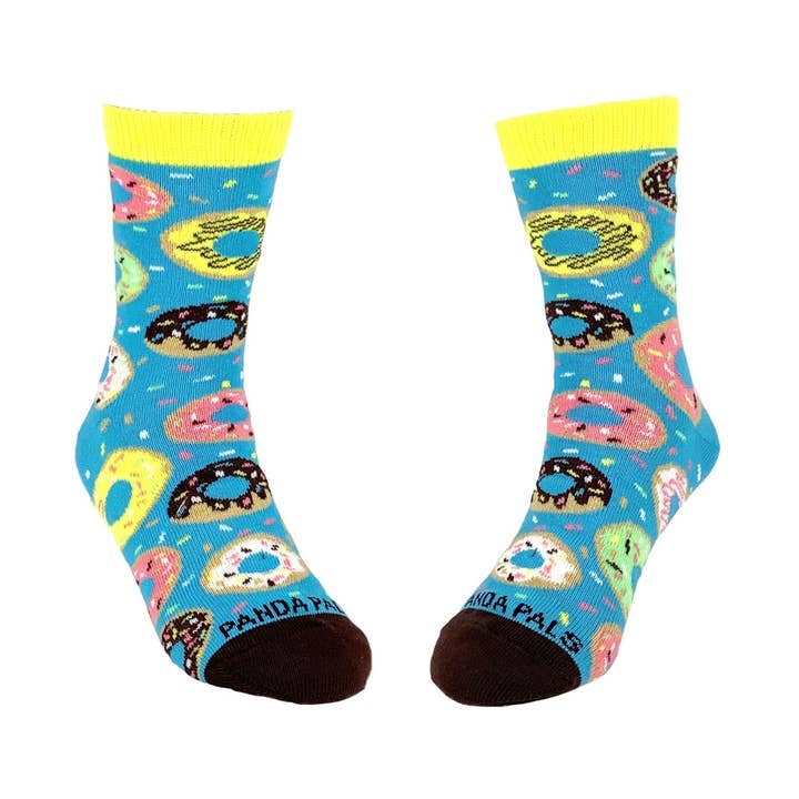 Calcetines con patrón de donas de Sock Panda (3-7 años) para venta al por mayor de Sock Panda