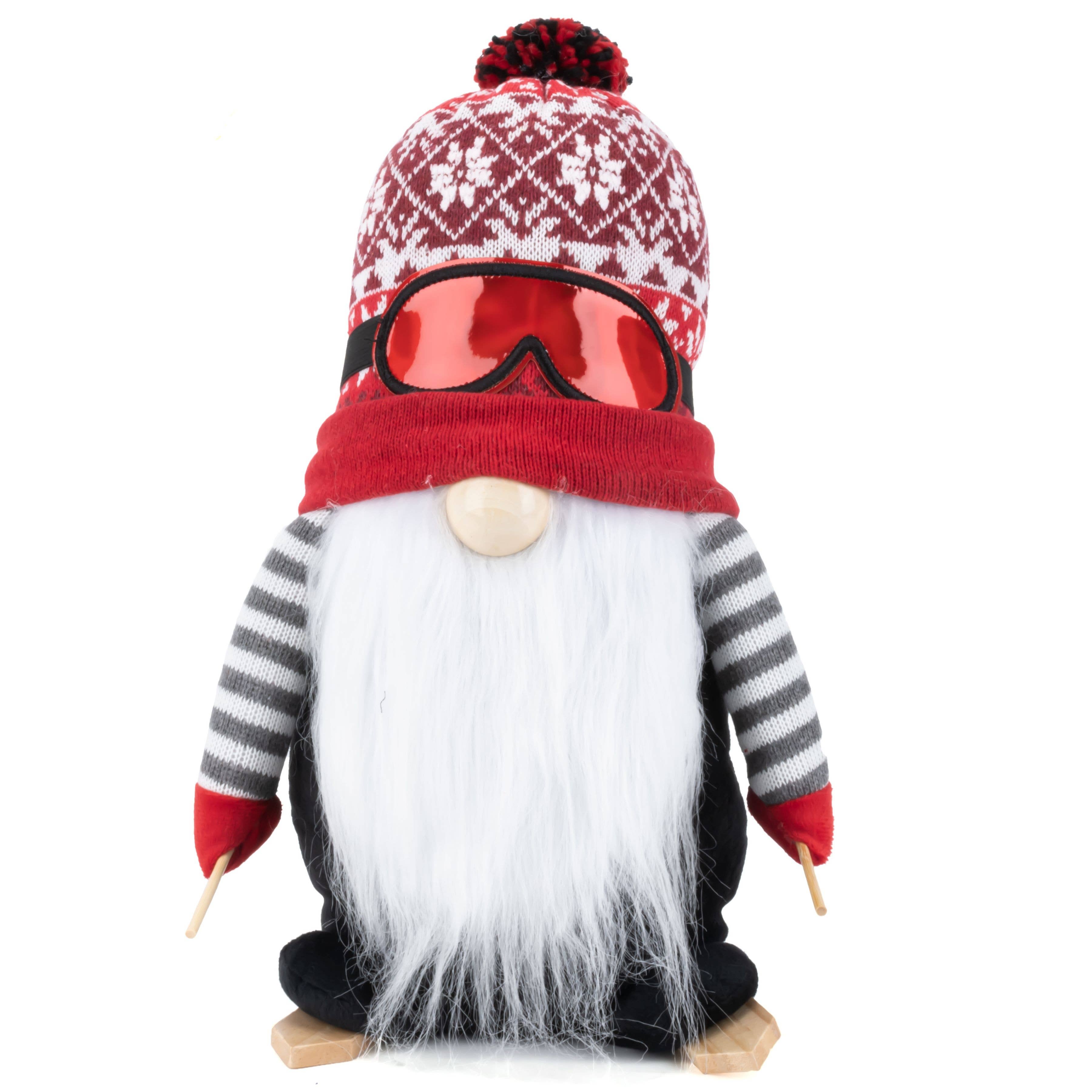 DesignStyles Home - Wholesale Christmas Decoration - Willow & Riley Christmas Theme Winter Skier Gnome0