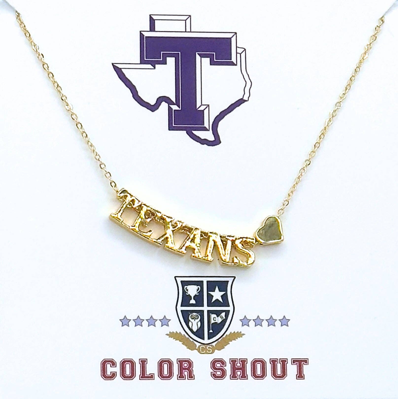 Color Shout - Wholesale Pendant/Charm Necklace - I Love College:  Initial Heart Necklace39