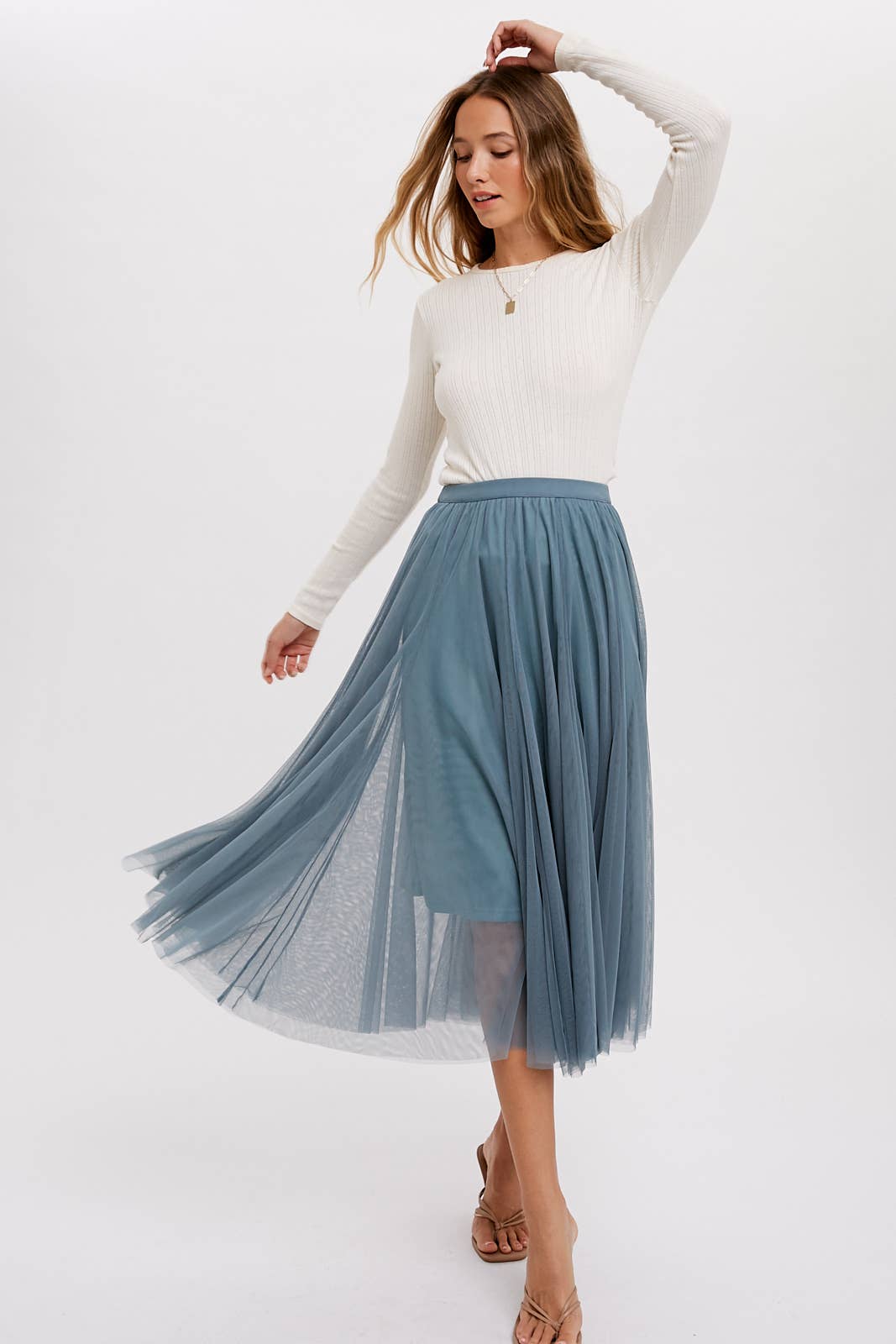 Bluivy - Wholesale Skirt - Women's - TULLE MIDI SKIRT10