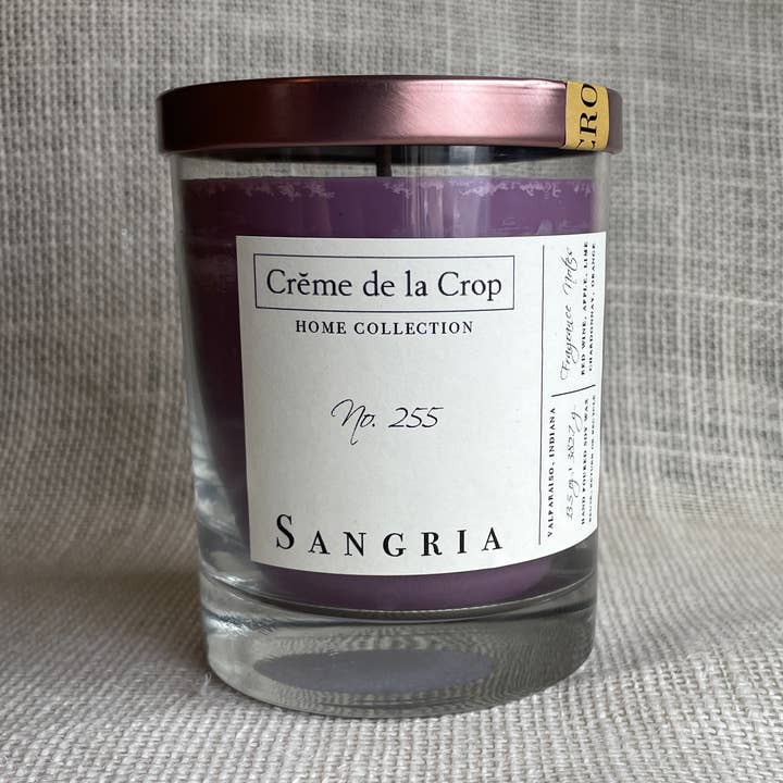 Candela alla soia - Sangria per la vendita all'ingrosso da parte di Creme de la Crop, Inc.
