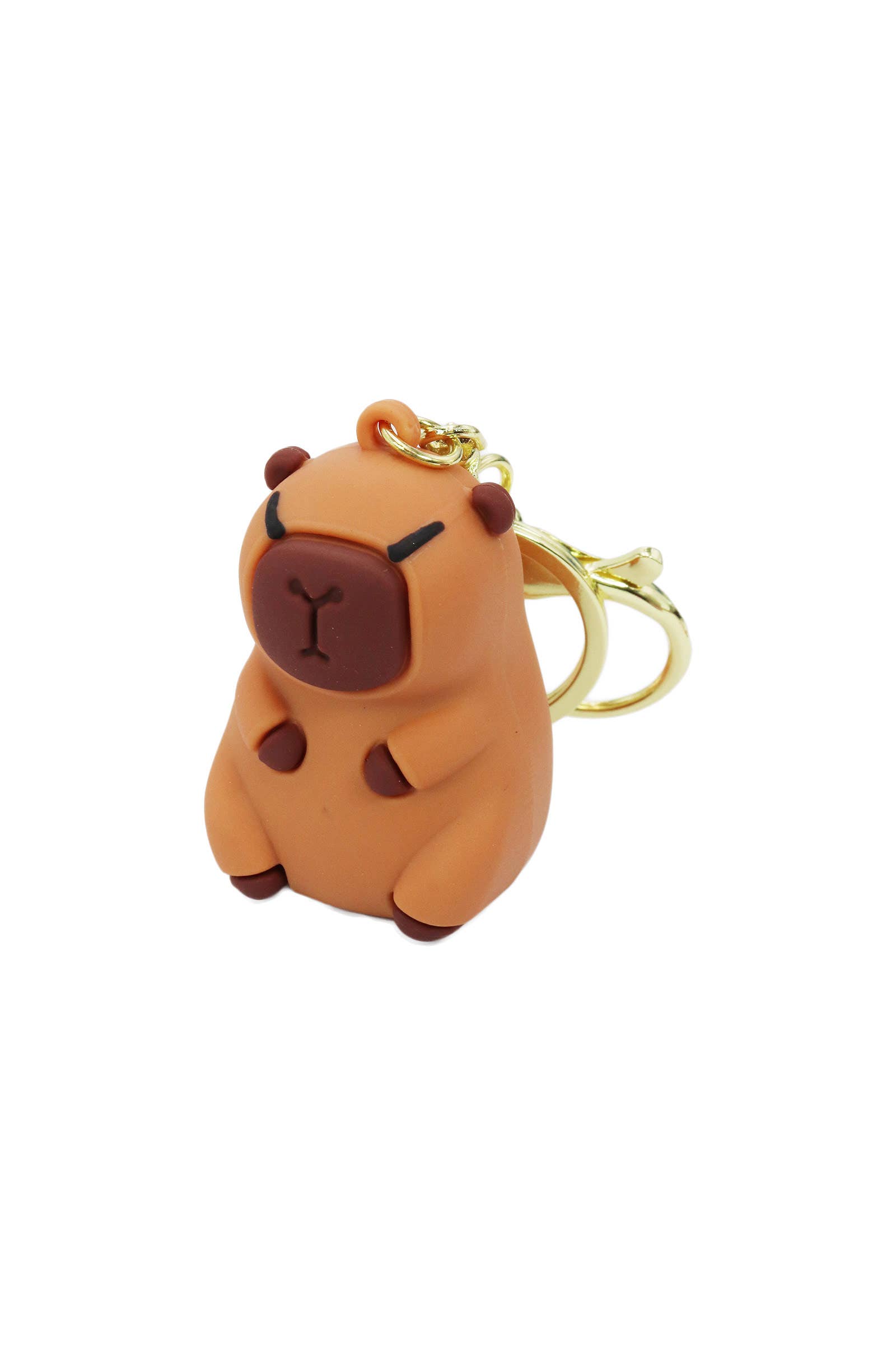 Cap Zone – Engroshandel Nøglering - Unisex – Capybara 3D-silikonenøglering - 12 stk.10