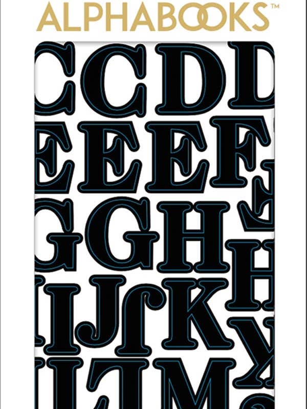 Alphabet Stickers - Alphabooks Classic Serifs for wholesale by Paper House Productions