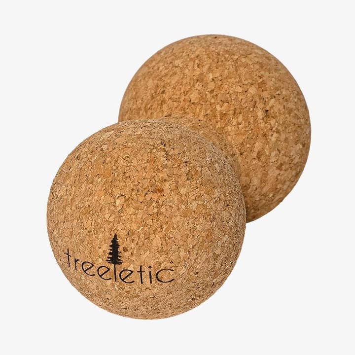 Fascia duo ball made of 100% cork for wholesale by treeletic®