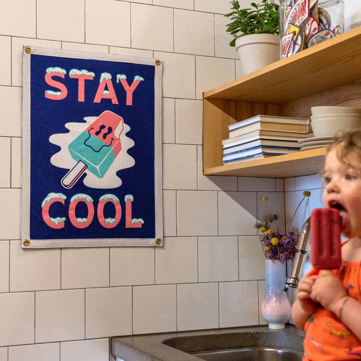Oxford Pennant - Wholesale Flag - Stay Cool Camp Flag • Holy Smokes x Oxford Pennant