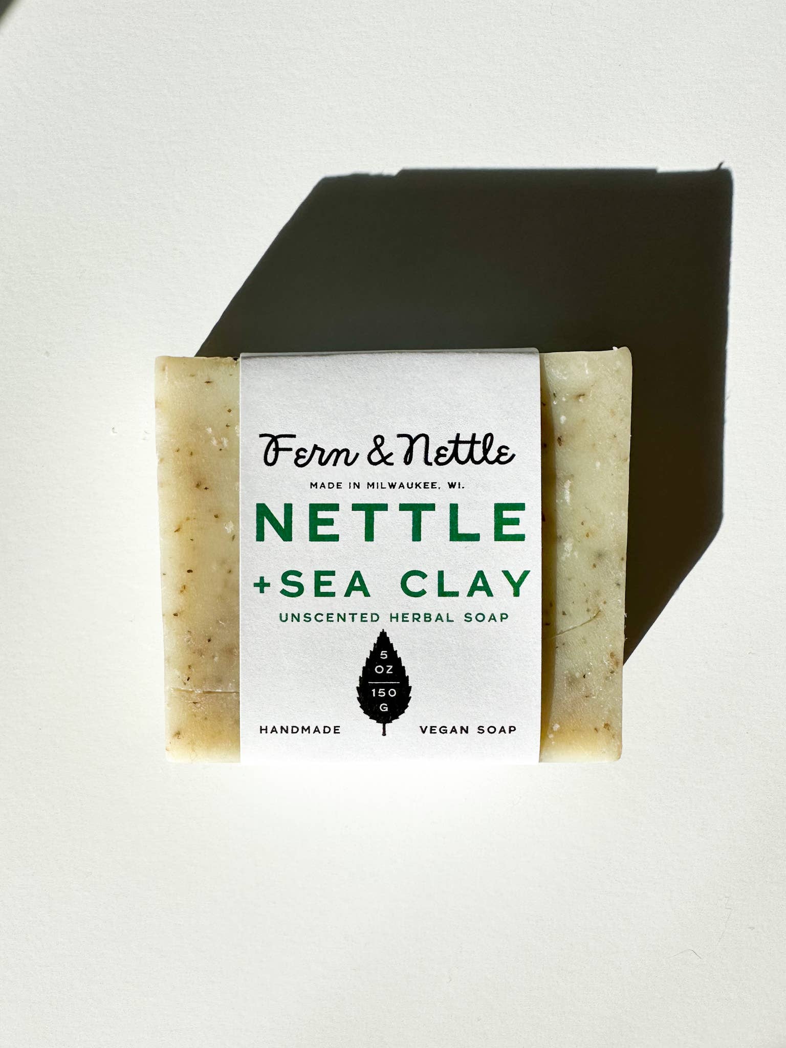 Fern and Nettle - Wholesale Bar Soap - Nettle + Sea Clay Unscented Herbal Soap1