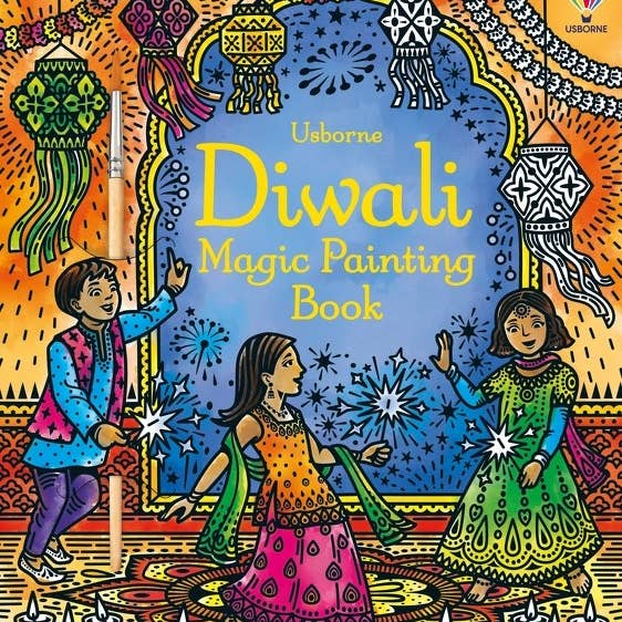 Diwali Magic Painting Book : Usborne for wholesale by HarperCollins