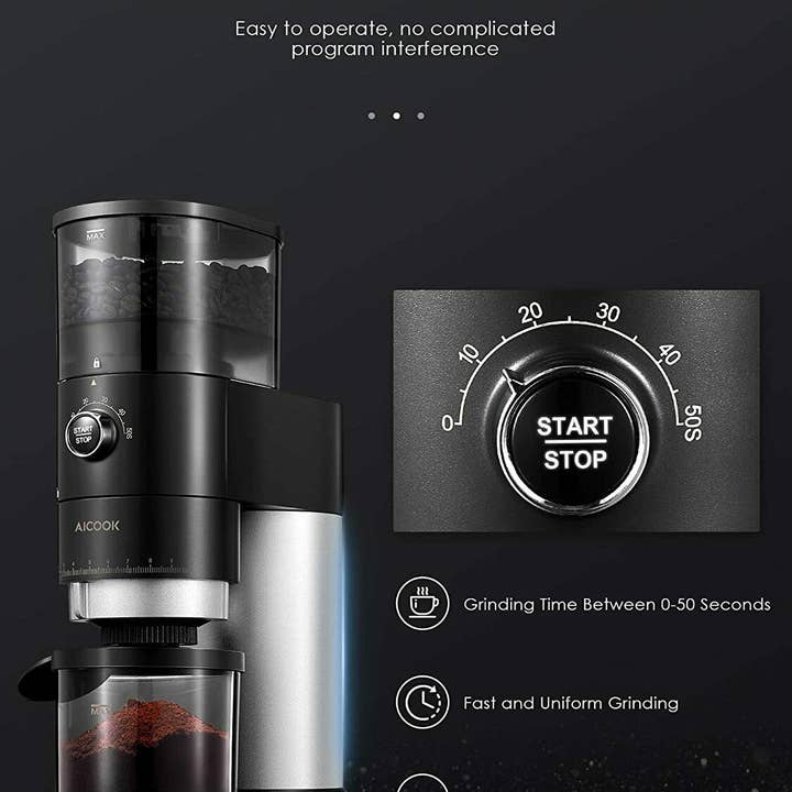 Above Edge – Engroshandel Kaffekværn – Elektrisk Konisk Burr Kaffemølle
