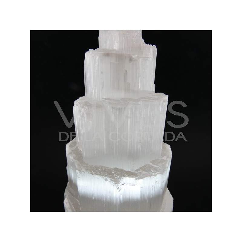 Vives de la Cortada S.L - Wholesale Spiritual Stone/Crystal - Medium Selenite Lamp 20cm Extra2