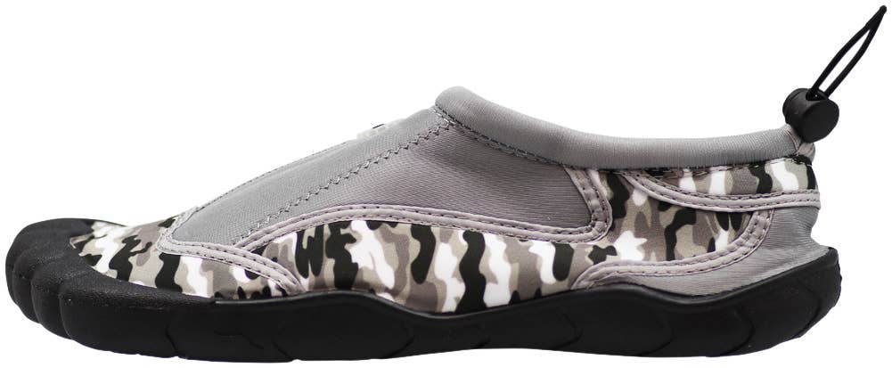 Eastern Off Price - Venta al por mayor Calzado de natación - Hombre - Zapatillas acuáticas Norty para hombre, sin cordones, color gris camuflado, color gris1