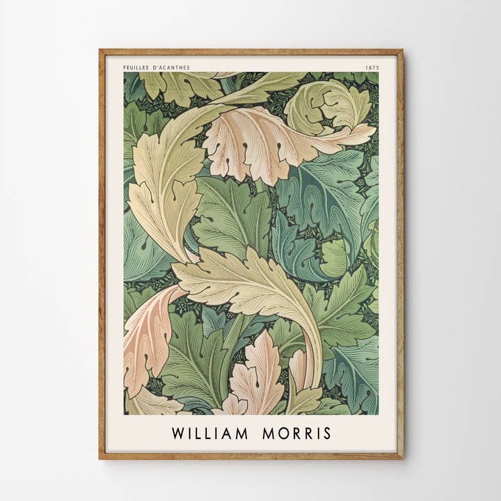 Gustave - Wholesale Art Print - William Morris, Acanthus Leaves0