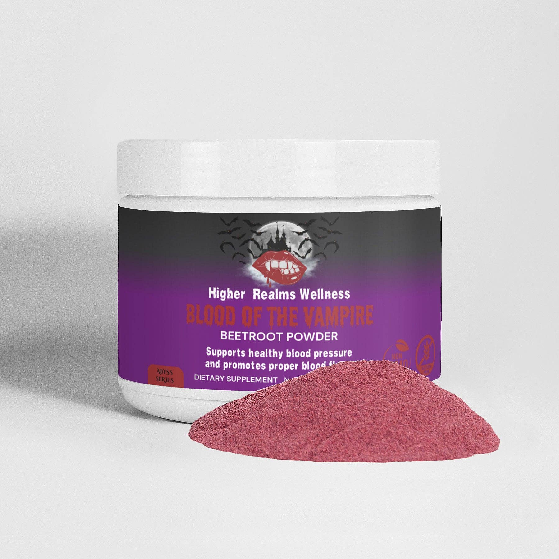 Higher Realms Wellness - Wholesale Protein/Superfood Powder - Blood of the Vampire Beetroot Powder1