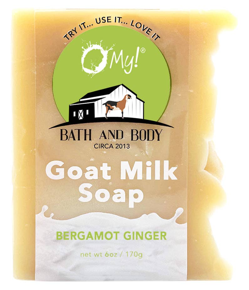 O My! Bath and Body - Vente Pains de savon - Oh là là ! Savon à l'huile essentielle de lait de chèvre | Fabriqué avec du lait de chèvre frais de la ferme | Huiles essentielles 100% pures | Sans parabènes | Fait main aux États-Unis5