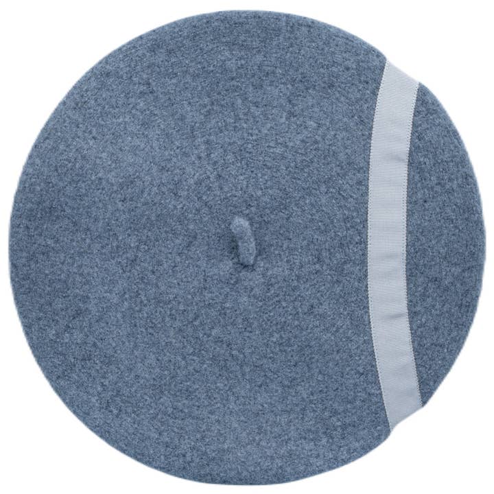 La Cerise sur le Chapeau - Wholesale Baret - Heren - Grafische baret in grijs melange2