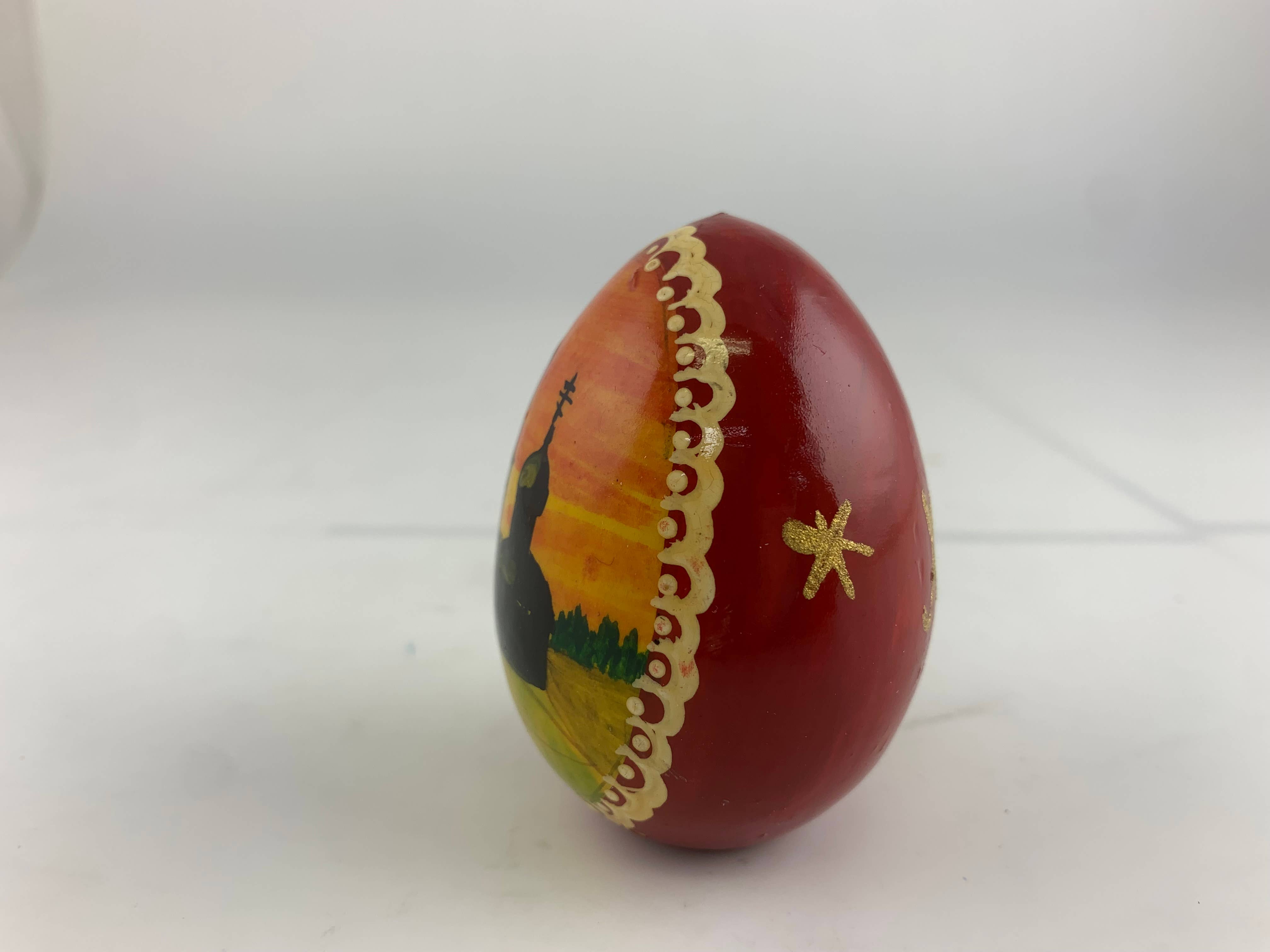 Golden Cockerel - Wholesale Decorative Tabletop Object - Vintage Wayside Chapel Egg13