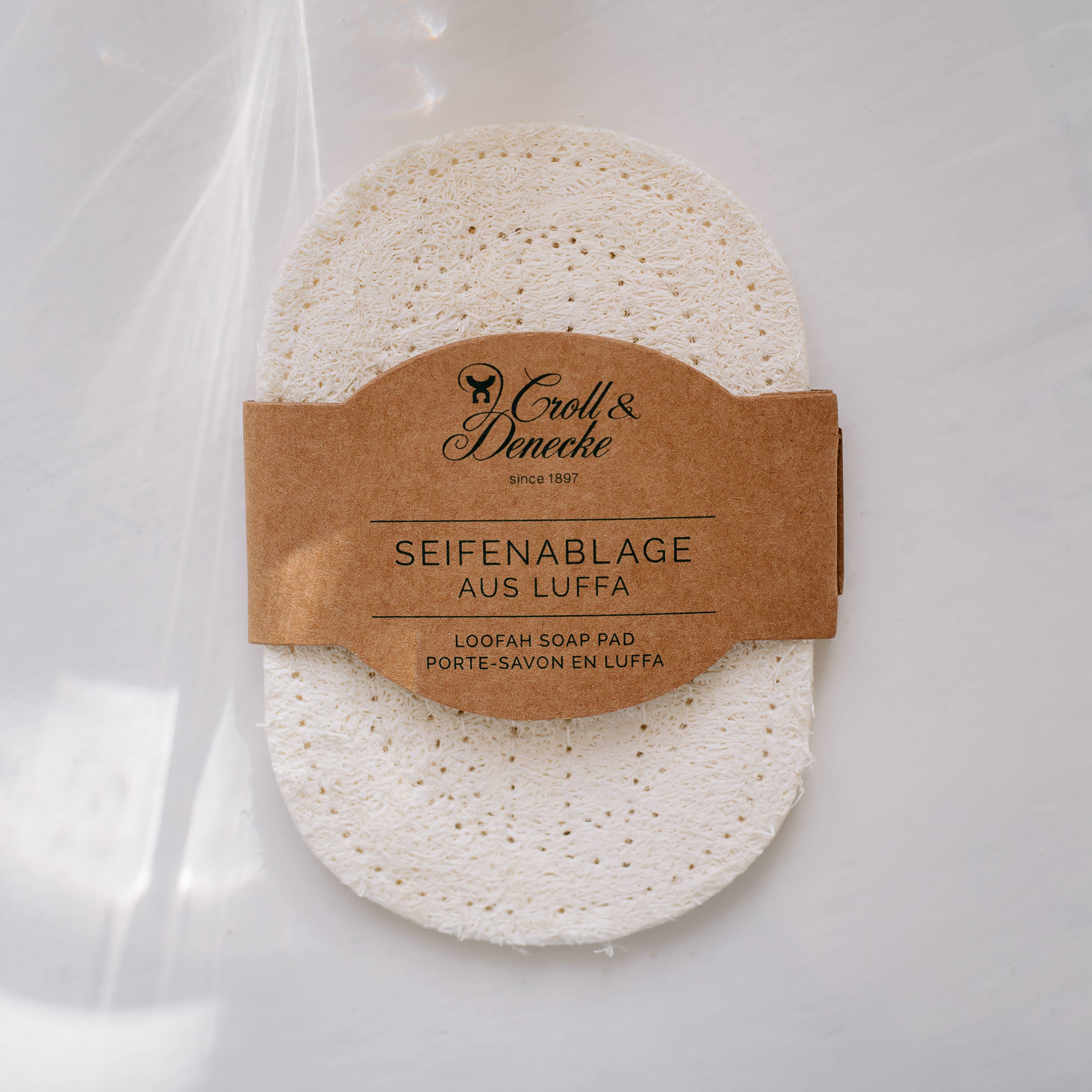 Croll & Denecke - Wholesale Bath Pouf/Sponge - Loofah soap dish from loofah gourd vegan natural1