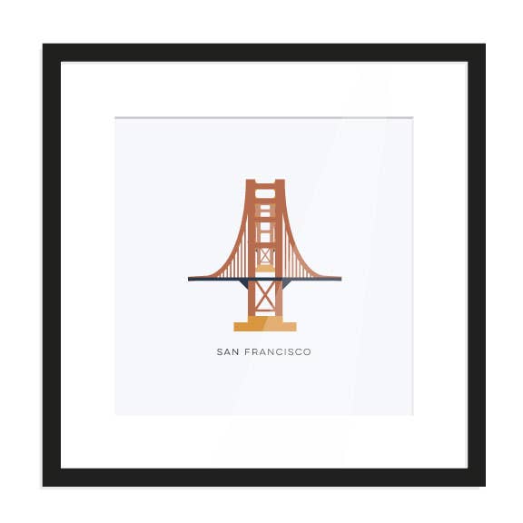 Imprimé San Francisco pour la vente par HMF + Design