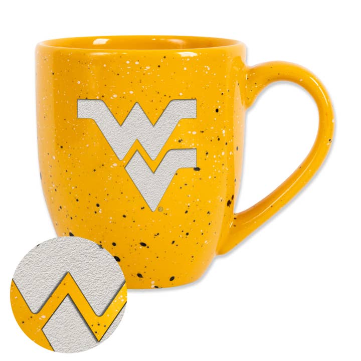 Mug en céramique gravé 16oz West Virginia Mountaineers pour la vente par Rico Industries