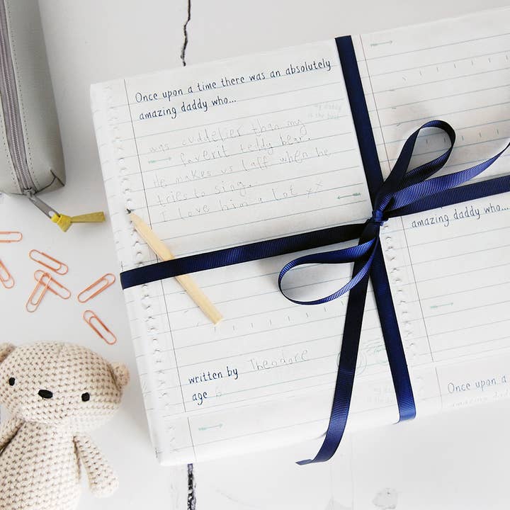 Escreva seu próprio papel de embrulho da história do papai por atacado de Clara and Macy