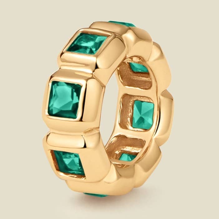 Charm separador con piedra de nacimiento de mayo para venta al por mayor de Made By Mary