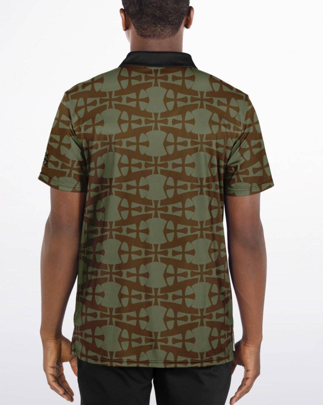 Dukiri Apparel - Wholesale Polo - Men's - Brown Crusader Polo Shirt1