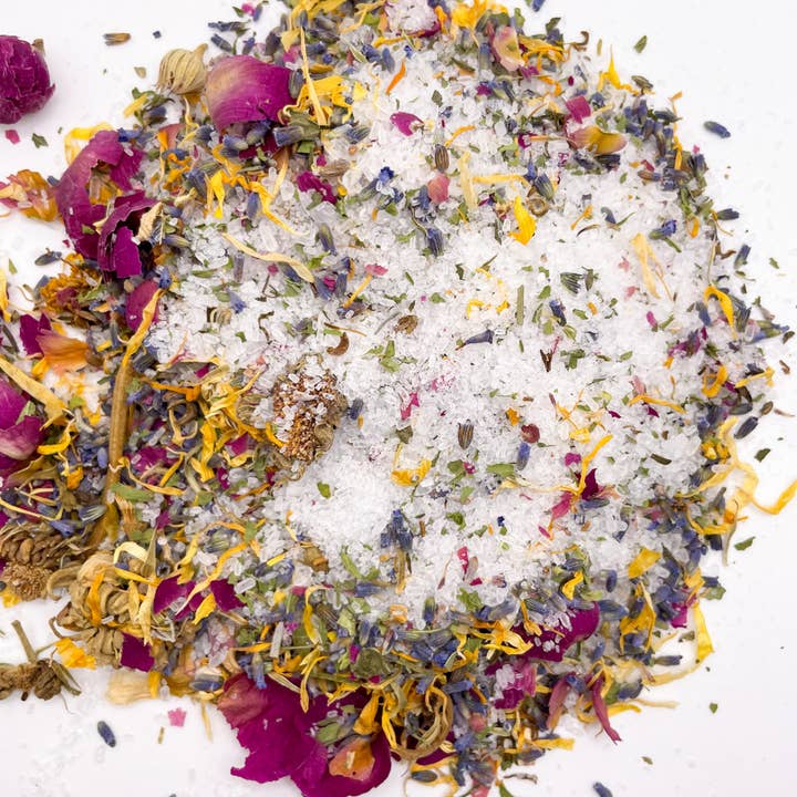 Bath Alliance – wholesale Bath salts – Private Label Spring Flower + Mint Lavender Bath Salt (Bulk)