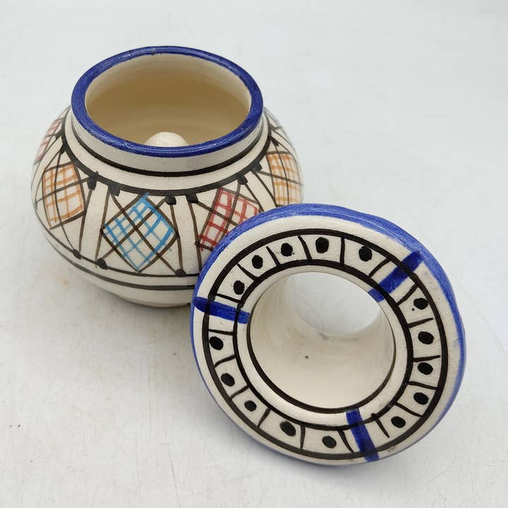 Etnico Arredo - Wholesale Ashtray - Ceramic ashtray Anti-odour Ethnic Morocco Moroccan Terracotta 3003211318