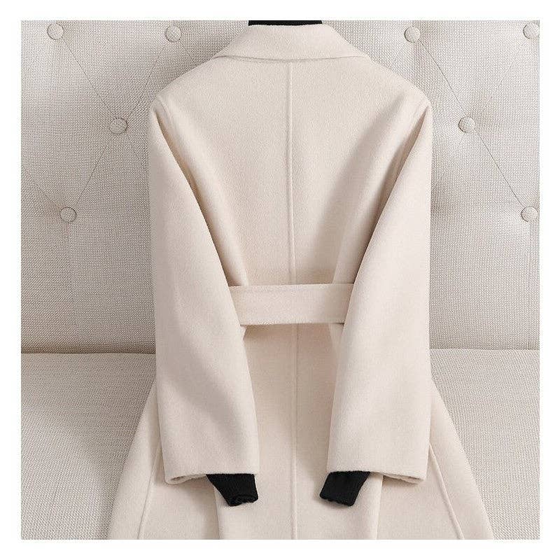 UZ Wholesale Store – wholesale Coat – Women’s – Stylish Slim Fit Mid-Length Double-Sided Cashmere Coat2