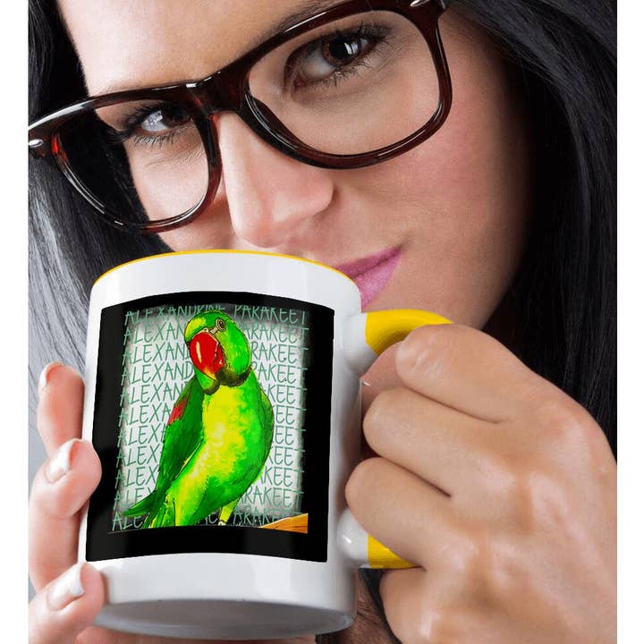 3dRose - Wholesale Coffee Mug - 3dRose, Alexandrine Parakeet , Mug1