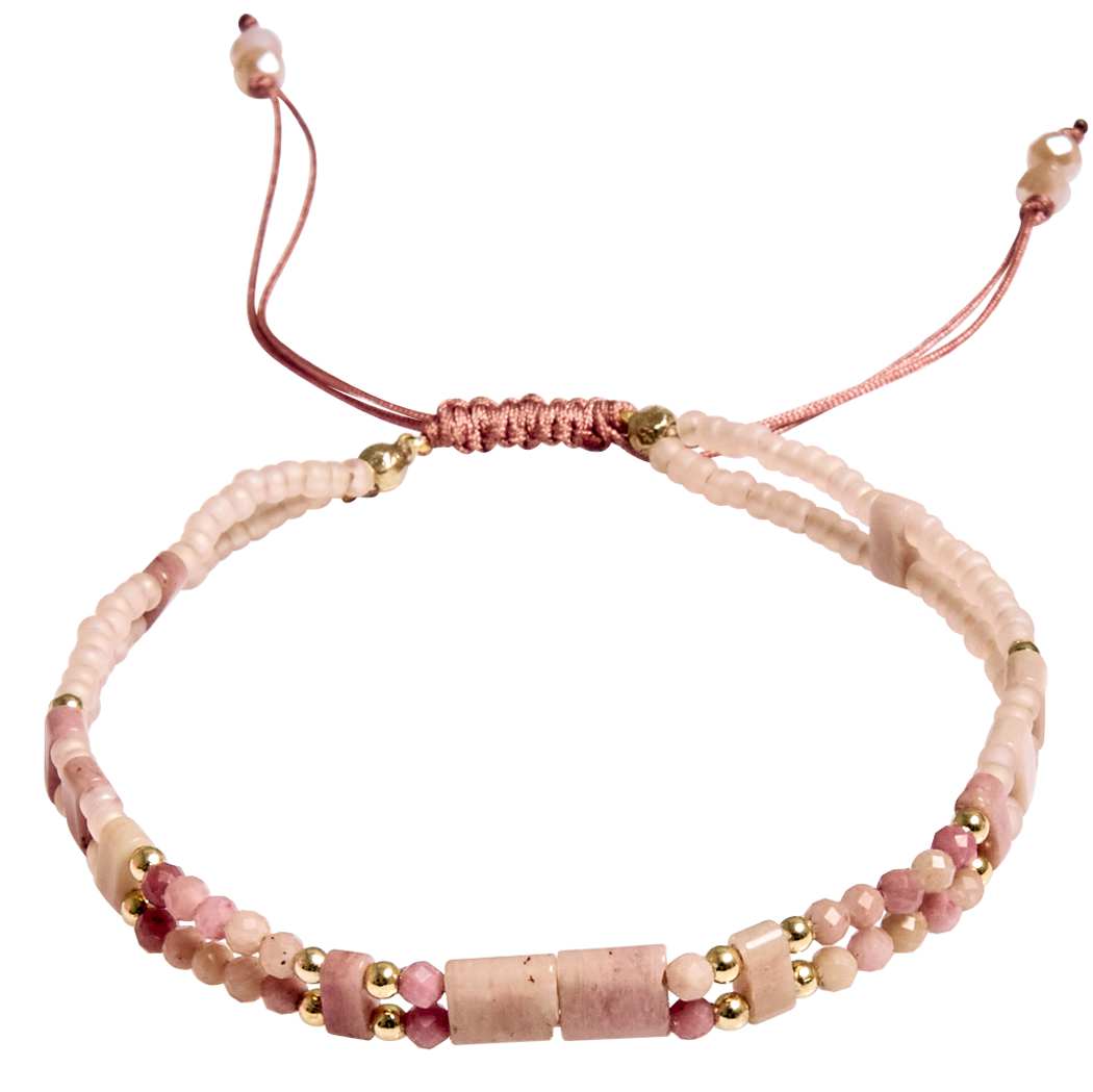 Marquet – wholesale Beaded bracelet – Dao Fair Trade Beaded Bracelet with Crystal and Stone2