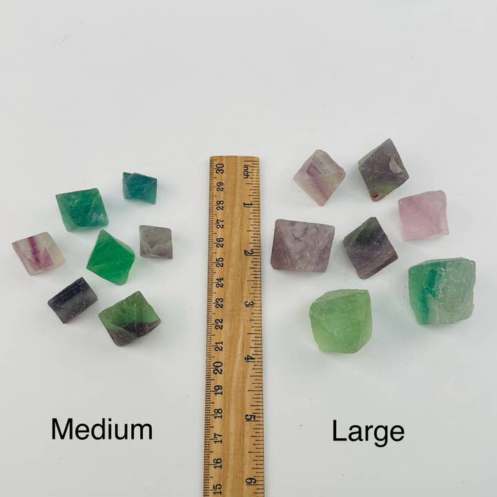 Rock Paradise - Wholesale Spiritual Stone/Crystal - Fluorite Crystal Octahedron - By Size -