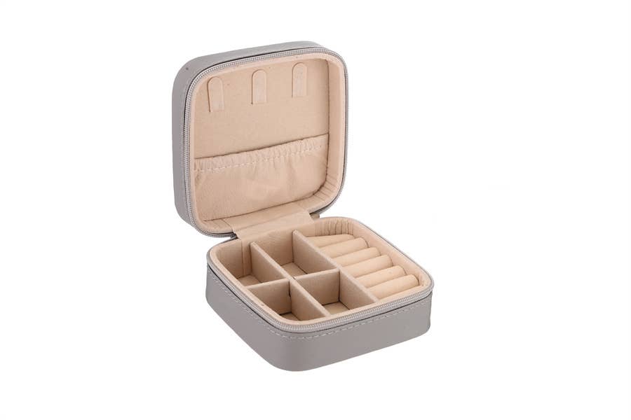 Nima Accessories Inc - Wholesale Jewelry Box/Organizer - Ladies Square Multi Compartment Jewelry Box1