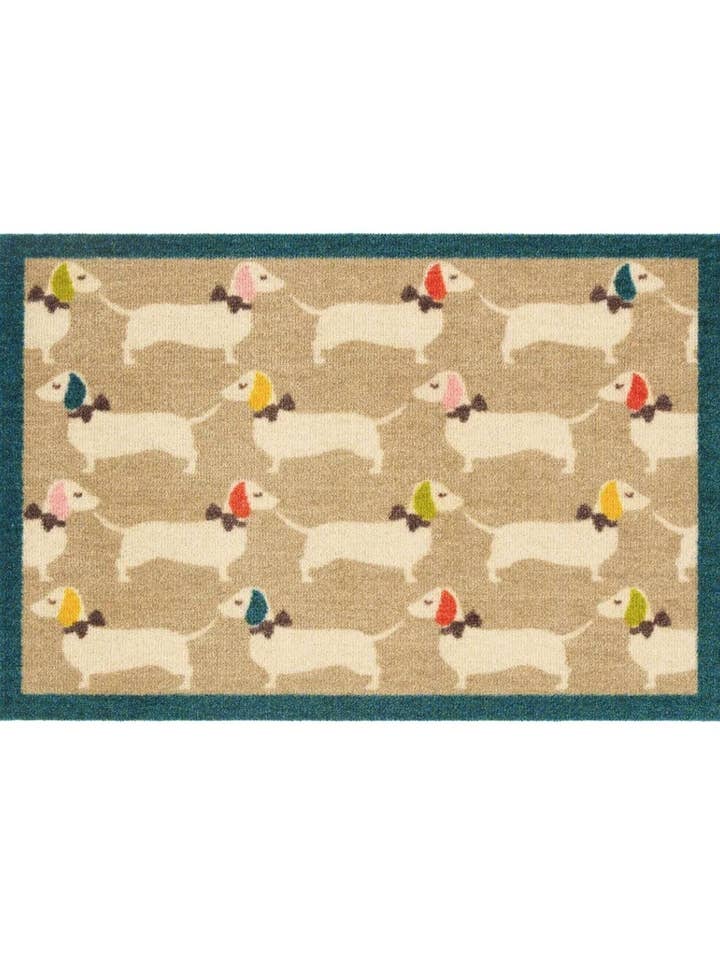 Alfombrilla y Pasillo Brillantes para Perros con Temática de Perros Lavables para venta al por mayor de THE RUGS