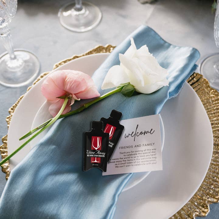 Wine Away - Vente Détachant - Wine Away® Détachant Nomade – Sachets à Usage Unique1